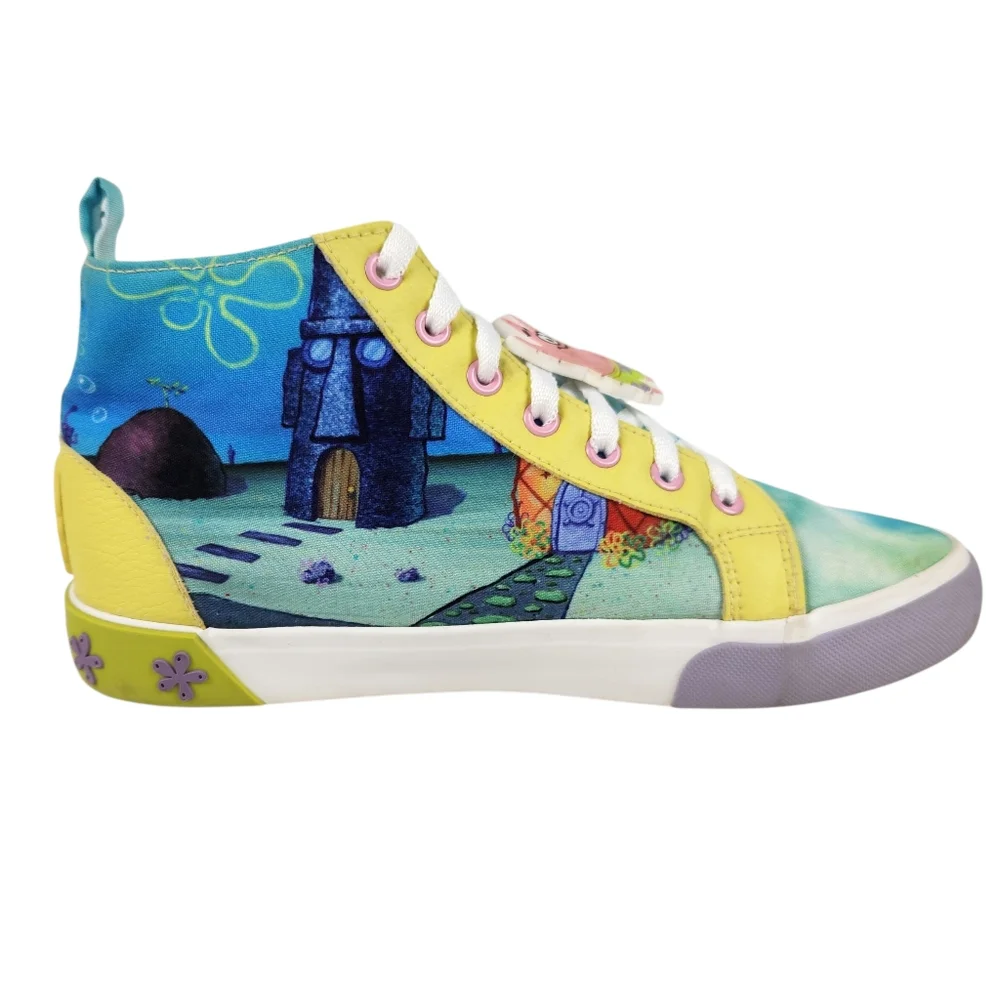 SpongeBob SquarePants Limited Edition Rare Hard To Find Sneakers Mens Size 8.5